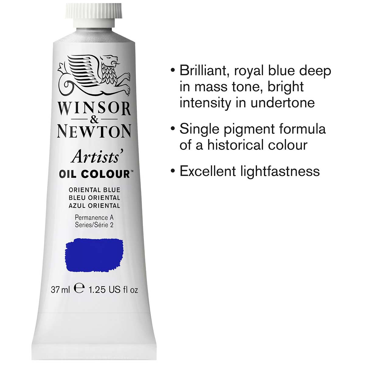 Winsor & Newton Artists' Oil Colour 37ml Oriental Blue - Winsor & Newton at DRK Crafts