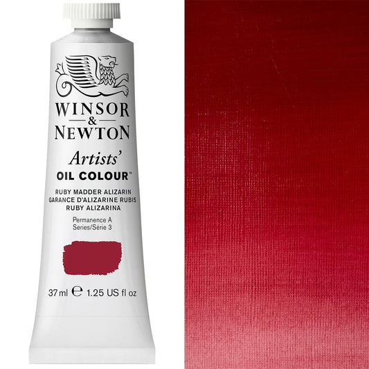 Winsor & Newton Artists' Oil Colour 37ml Ruby Madder Alizarin - Winsor & Newton at DRK Crafts