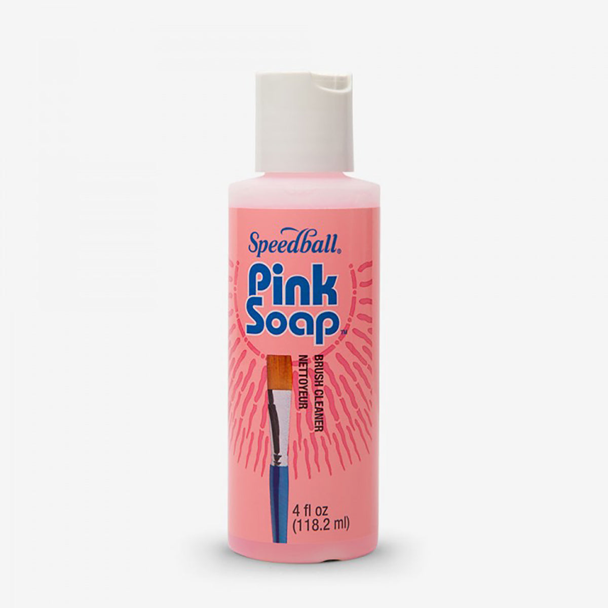 Speedball Pink Soap Brush Cleaner & Preserver – 118.29ml by Speedball