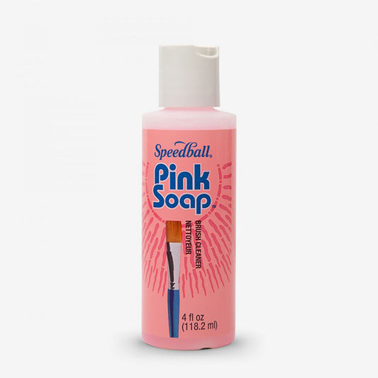 Speedball Pink Soap Brush Cleaner & Preserver – 118.29ml by Speedball