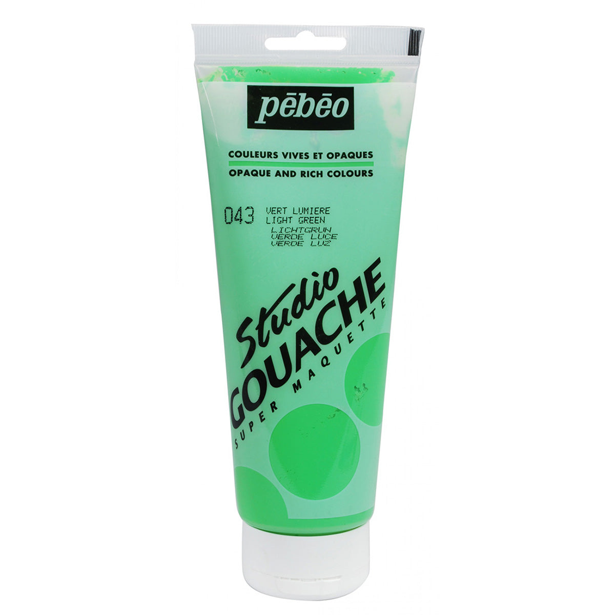 Pebeo Studio Gouache Light Green (220ml)