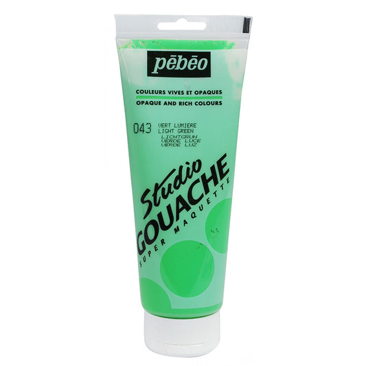 Pebeo Studio Gouache Light Green (220ml)