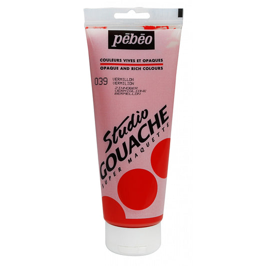 Pebeo Studio Gouache Vermilion (220ml)