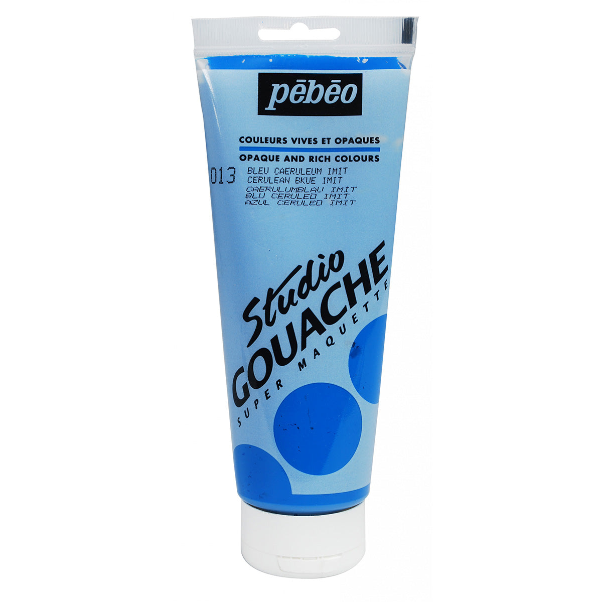 Pebeo Studio Gouache Cerulean Blue (220ml)