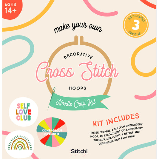 Stitchi Stitchi Cross Stitch Kit positive vibes