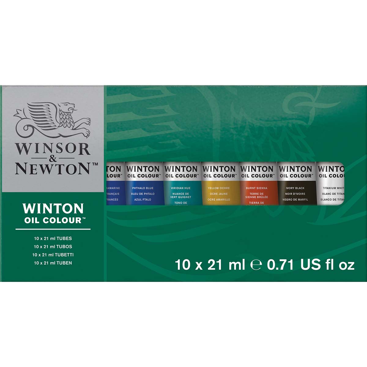 Winsor & Newton Winton Oil Paint Basic Set 21ml 10PK - Winsor & Newton at DRK Crafts