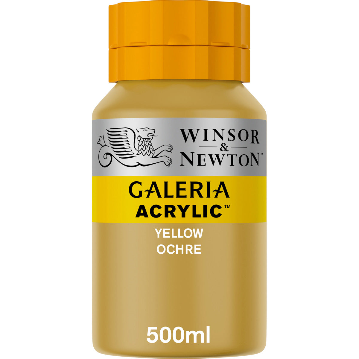 Winsor & Newton Galeria Acrylic 500ml Yellow Ochre - Winsor & Newton at DRK Crafts