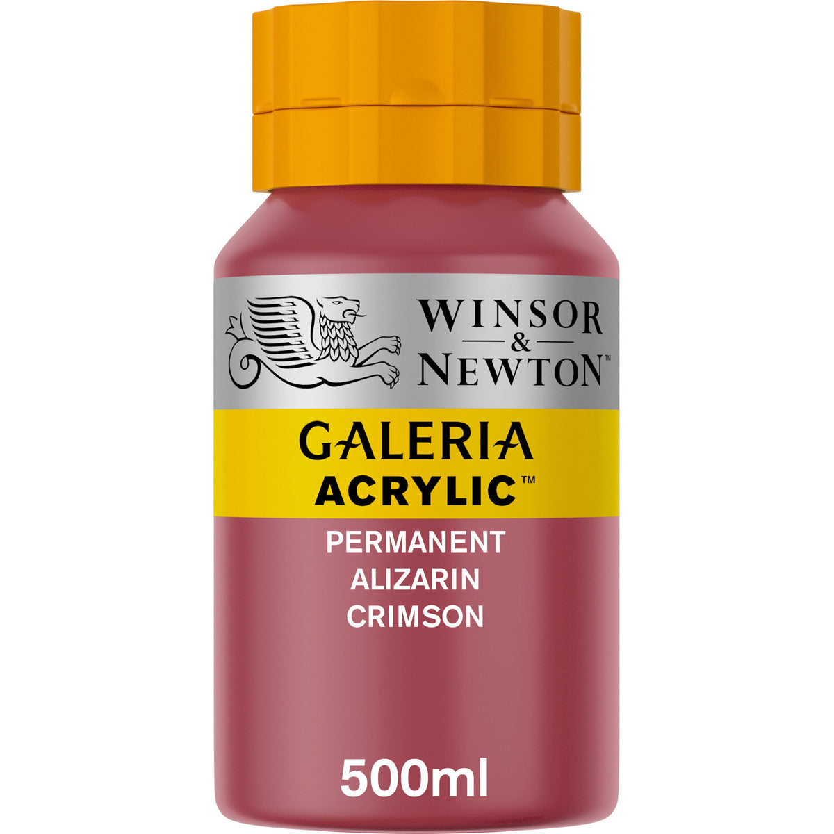 Winsor & Newton Galeria Acrylic 500ml Permanent Alizarin Crimson - Winsor & Newton at DRK Crafts