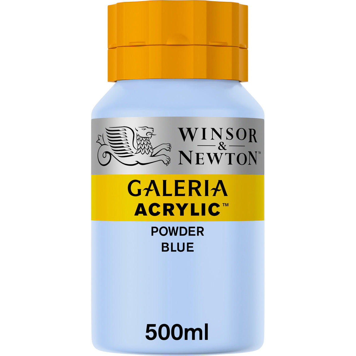 Winsor & Newton Galeria Acrylic 500ml Powder Blue - Winsor & Newton at DRK Crafts