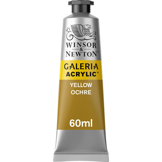 Winsor & Newton Galeria Acrylic 60ml Yellow Ochre - Winsor & Newton at DRK Crafts