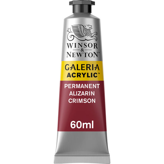 Winsor & Newton Galeria Acrylic 60ml Perm Alizarin Crimson - Winsor & Newton at DRK Crafts