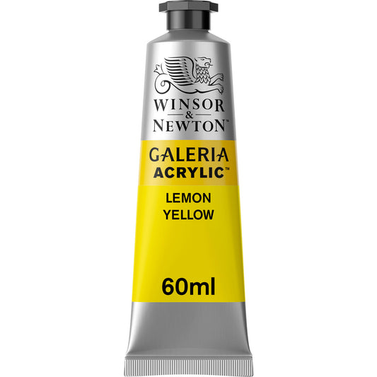 Winsor & Newton Galeria Acrylic 60ml Lemon Yellow - Winsor & Newton at DRK Crafts