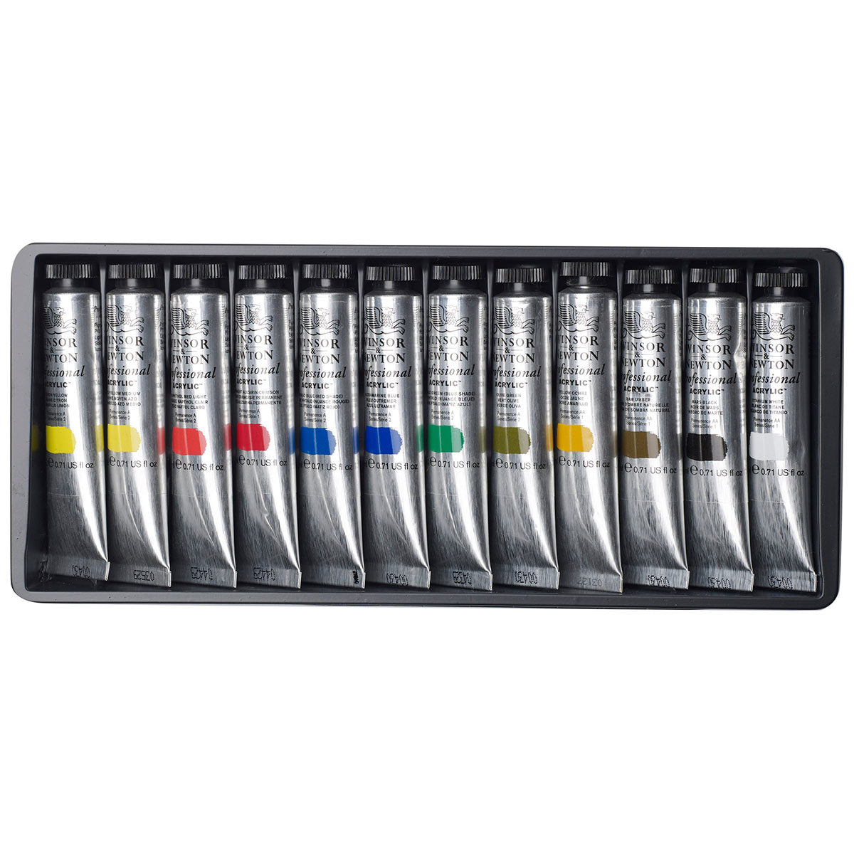 Winsor & Newton Tube Set 12 x 20ml - Professional Acrylic - Winsor & Newton at DRK Crafts