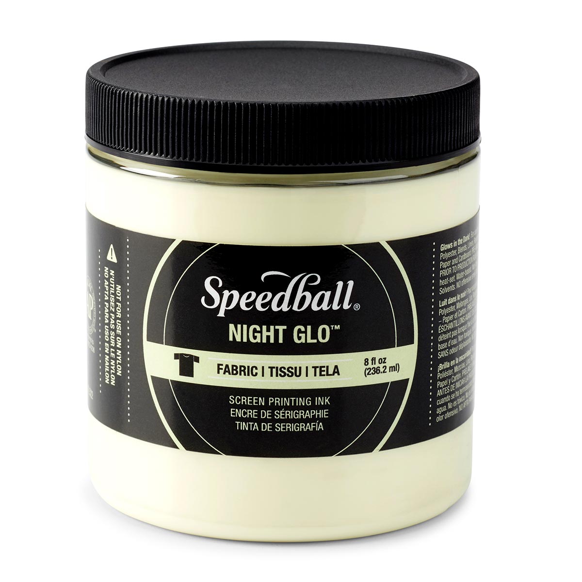 Speedball Fabric Screen Printing Ink – Night Glo – 236ml (8oz) by Speedball