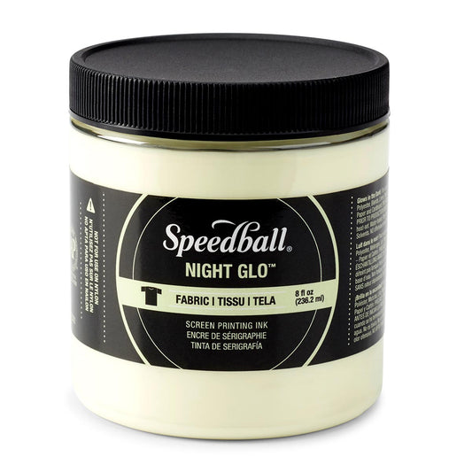 Speedball Fabric Screen Printing Ink – Night Glo – 236ml (8oz) by Speedball