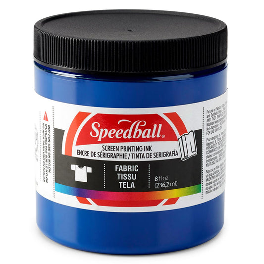 Speedball Fabric Screen Printing Ink – Process Cyan – 236ml (8oz) by Speedball