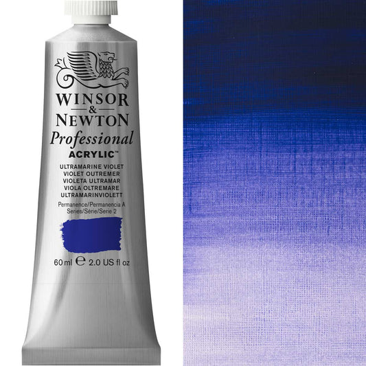 Winsor & Newton Professional Acrylic 60ml Ultramarine Violet - Winsor & Newton at DRK Crafts
