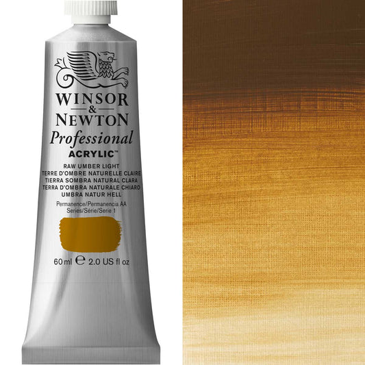 Winsor & Newton Professional Acrylic 60ml Raw Umber Light - Winsor & Newton at DRK Crafts