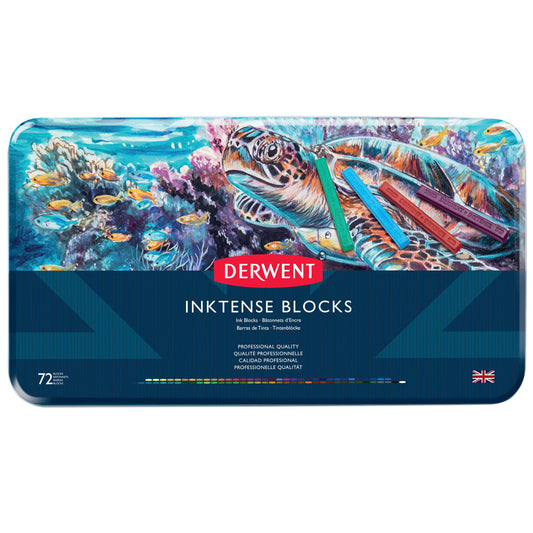 Derwent Inktense Block Tin Of 72
