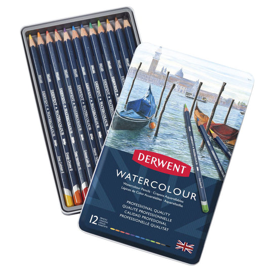 Derwent Wc Pencil Tin Of 12 (B)