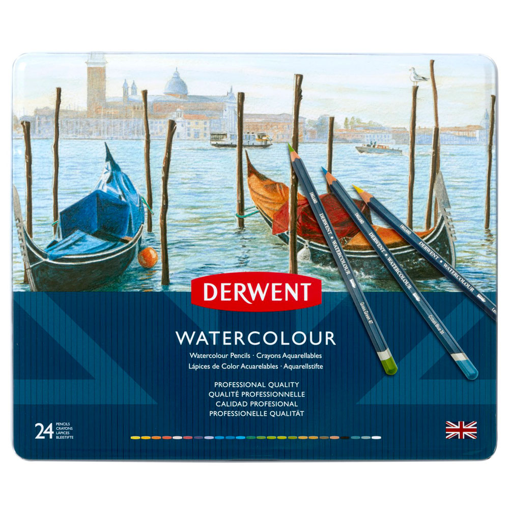 Derwent Wc Pencil Tin Of 24