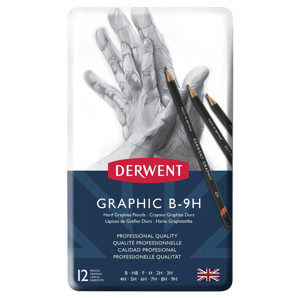 Derwent Graphic Techical (Hard) 12 Tin