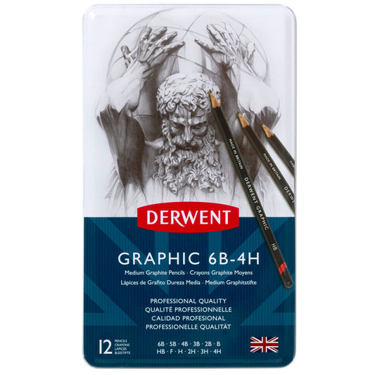 Derwent Graphic Designer (Med) 12 Tin