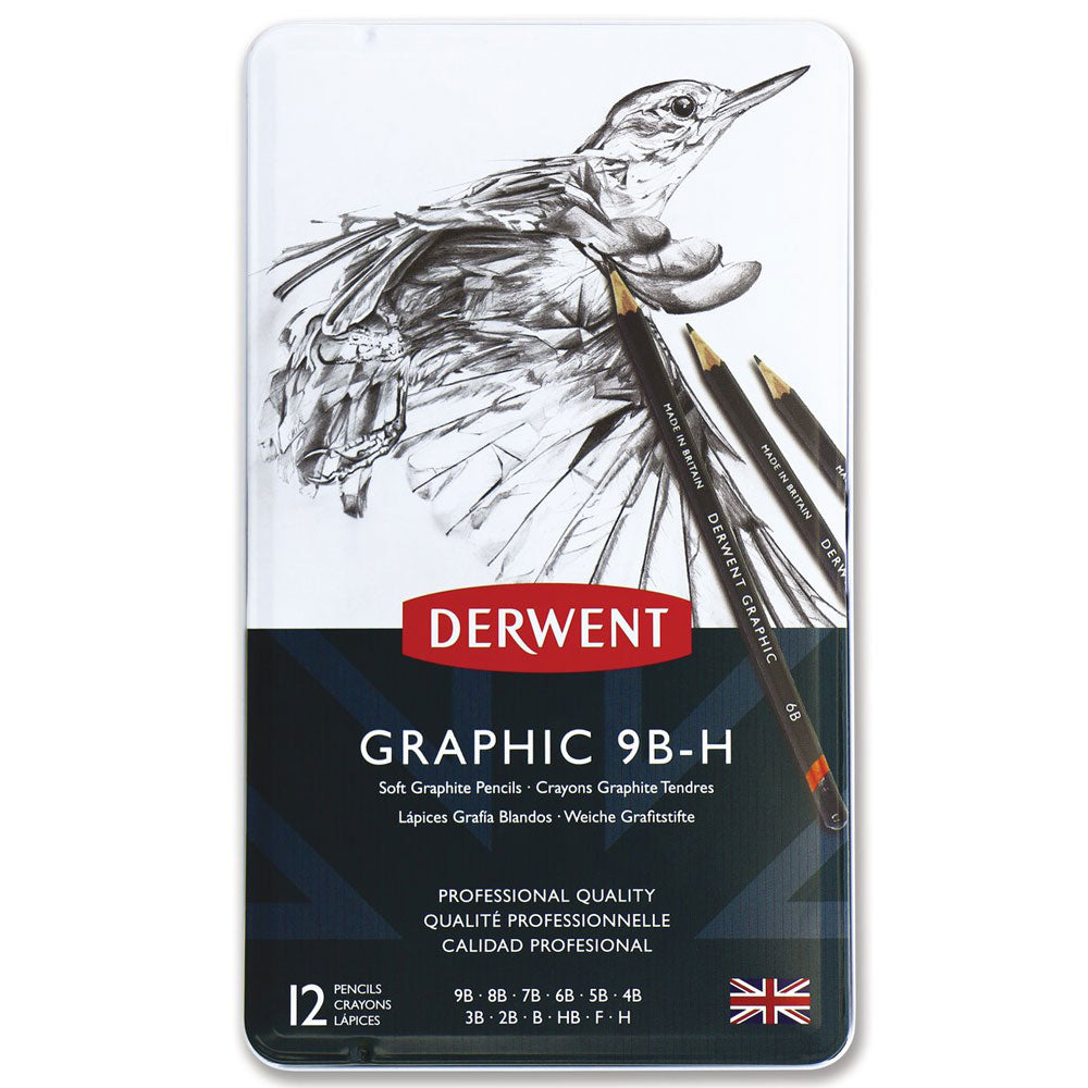 Derwent * Graphic Sketching (Soft) 12 Tin