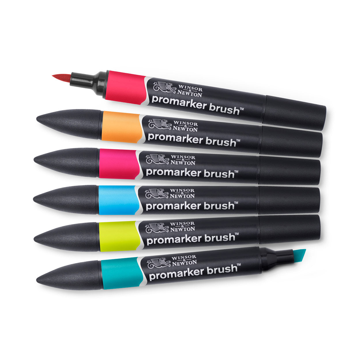 Winsor & Newton Promarker Brush 6 Set -Mid Tones - Winsor & Newton at DRK Crafts