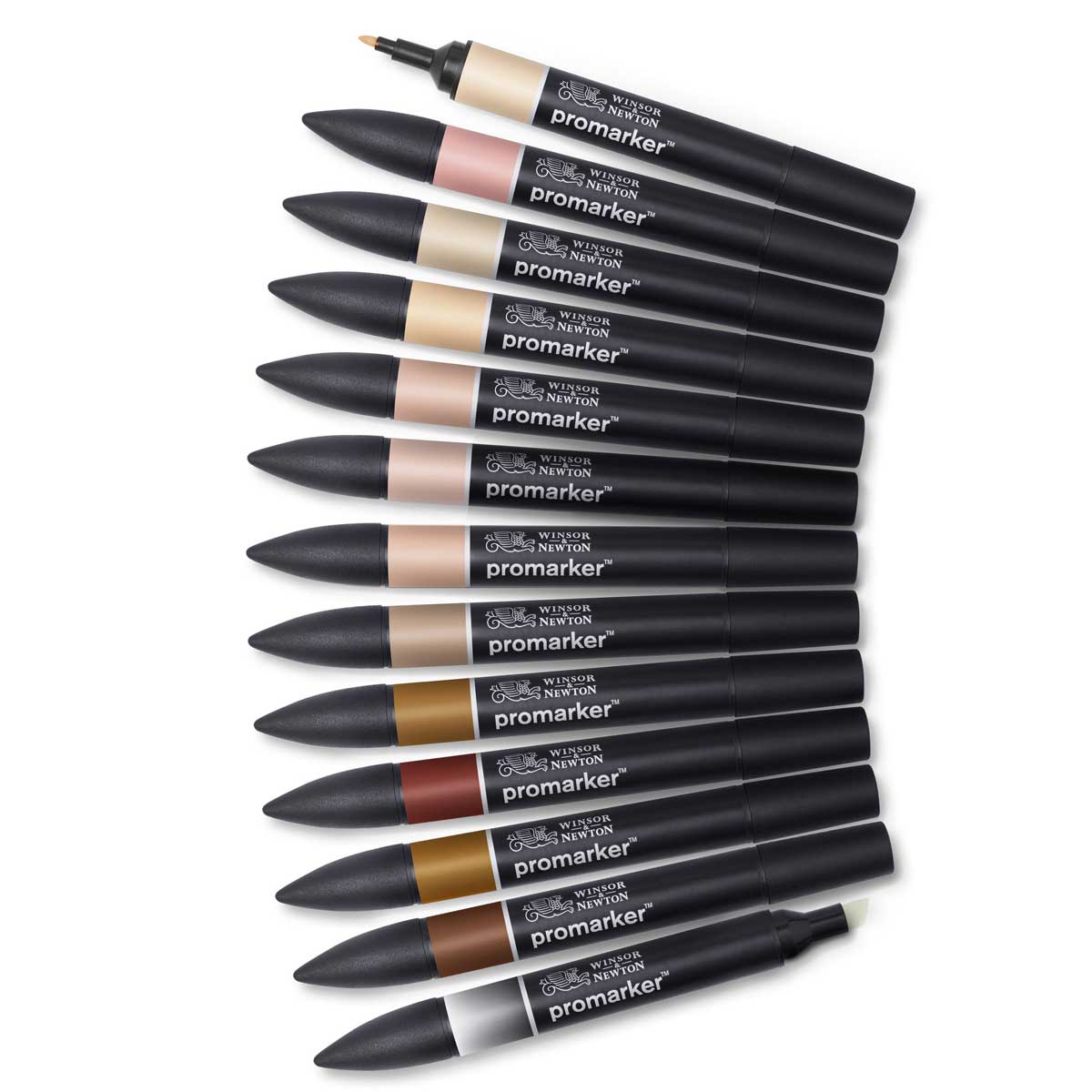 Winsor & Newton Promarker 12+1 Skin Tones Set - Winsor & Newton at DRK Crafts