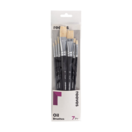Reeves Oil Brush SH 7 Brush Pack