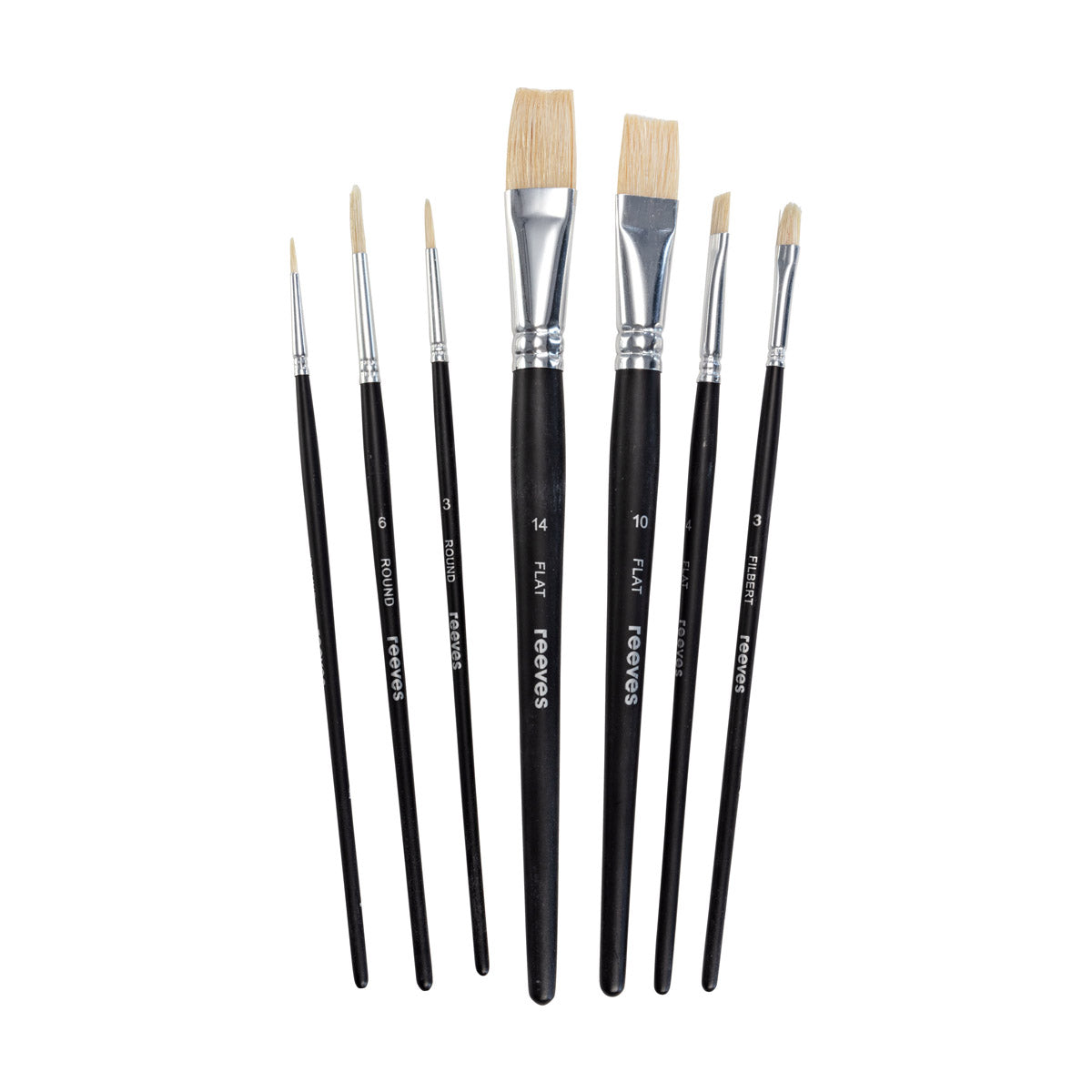 Reeves Oil Brush SH 7 Brush Pack