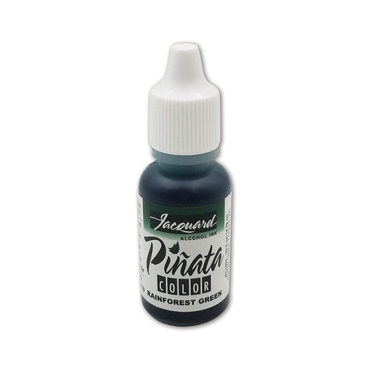 Jacquard Pinata Alcohol Ink 1/2oz - Rainforest Green 023 - Alcohol Inks from Jacquard at DRK Crafts