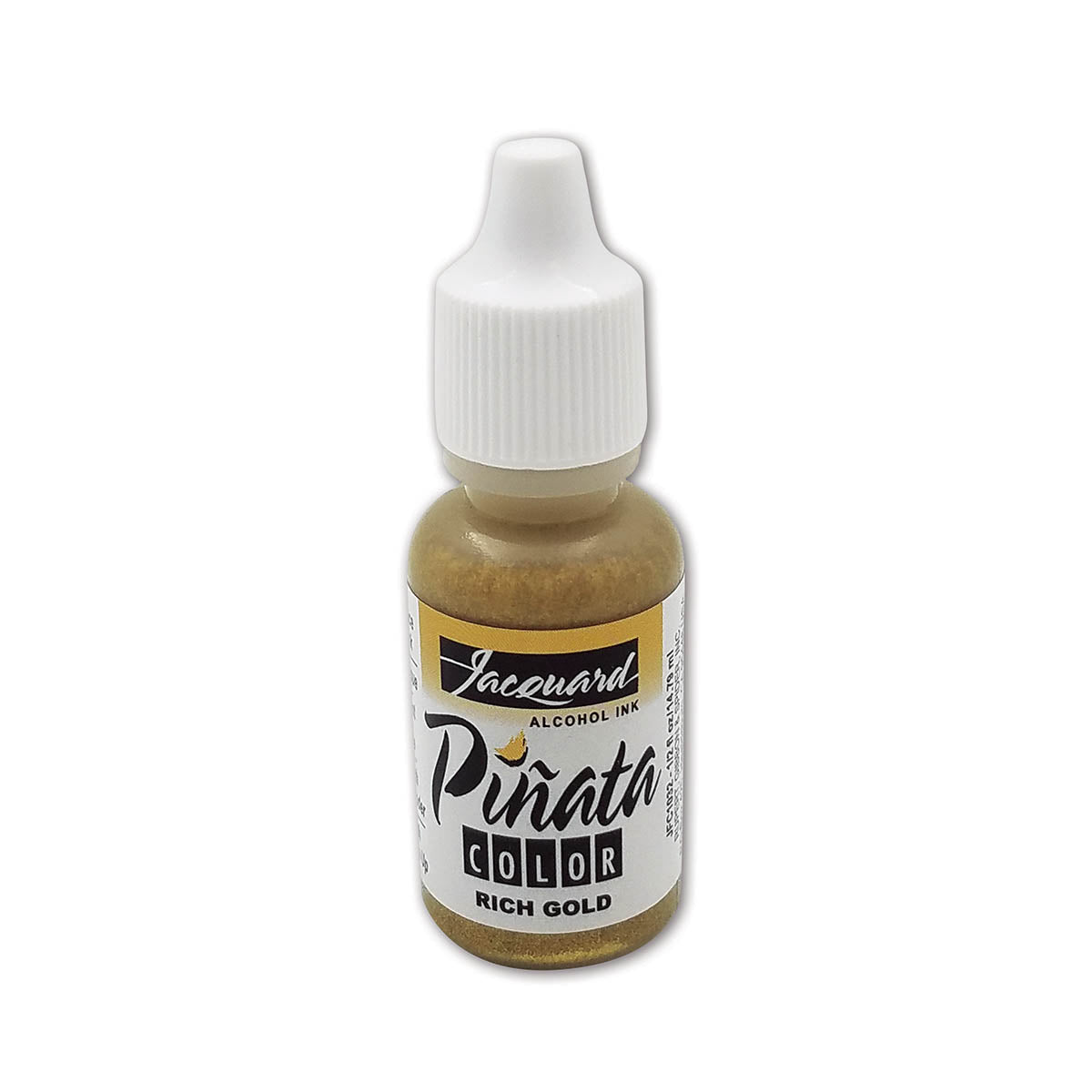 Jacquard Piñata Alcohol Ink – Rich Gold – 1/2oz - Alcohol Ink by Jacquard