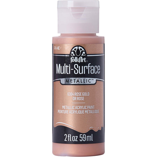 2oz FolkArt Multi Met Rose Gold – 59ml (2oz)