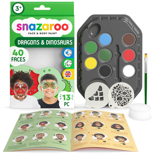 Snazaroo Face Paint Dinosaur/ Dragon Face Painting Kit