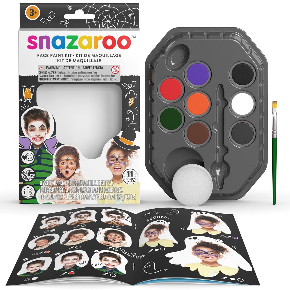 Snazaroo Face Paint Halloween Face Painting Kit