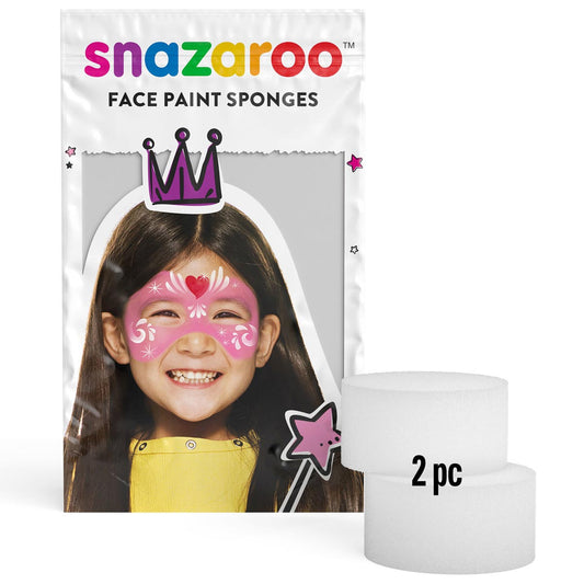 Snazaroo Face Paint High Density Sponge Pack of 2