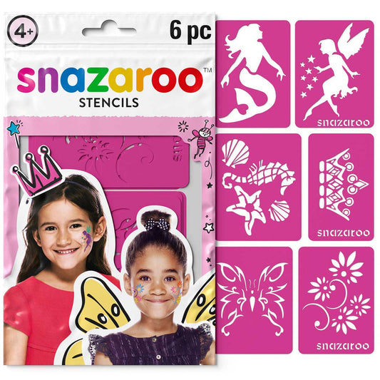 Snazaroo Face Paint Girls Fantasy Faces Stencils