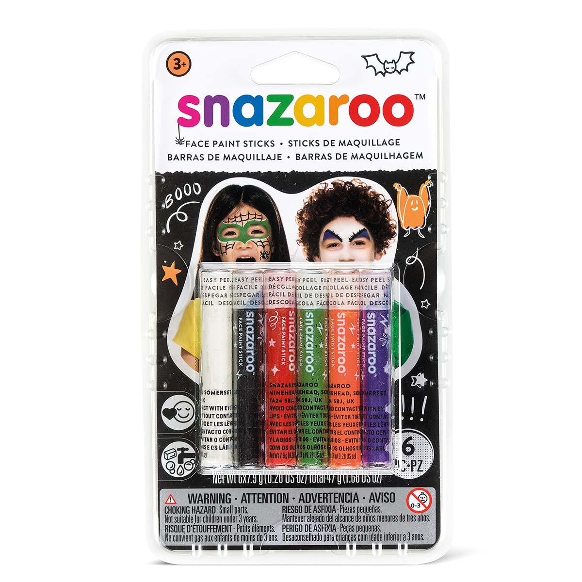 Snazaroo Face Paint Halloween Face Paint Sticks