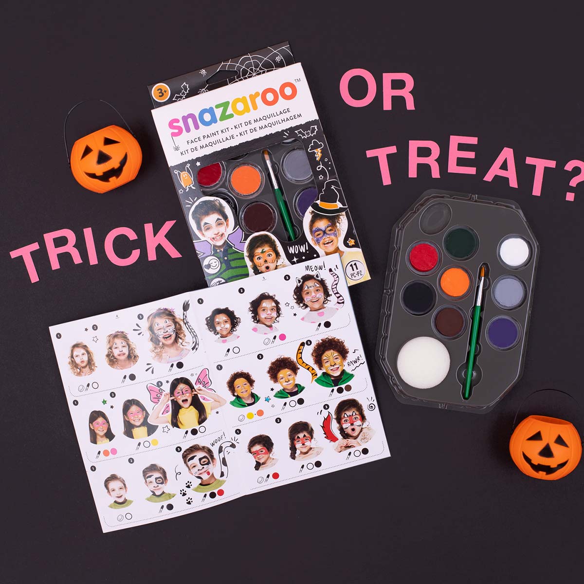 Snazaroo Face Paint Halloween Face Painting Kit