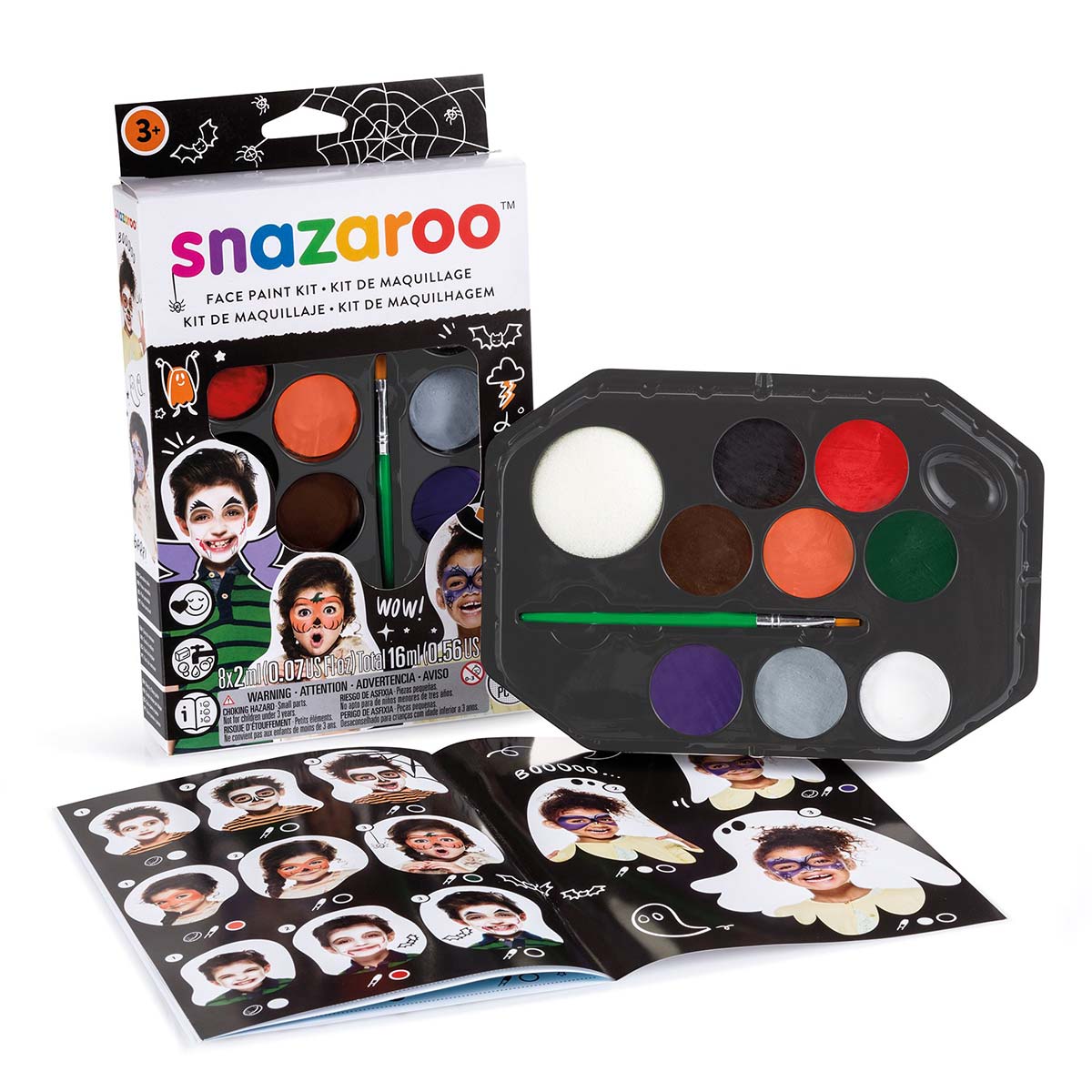 Snazaroo Face Paint Halloween Face Painting Kit