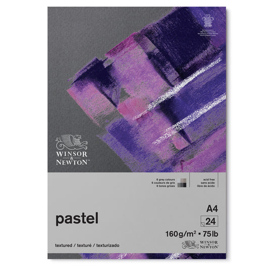 Winsor & Newton Pastel Pad Grey 160g A4 24S - Winsor & Newton at DRK Crafts