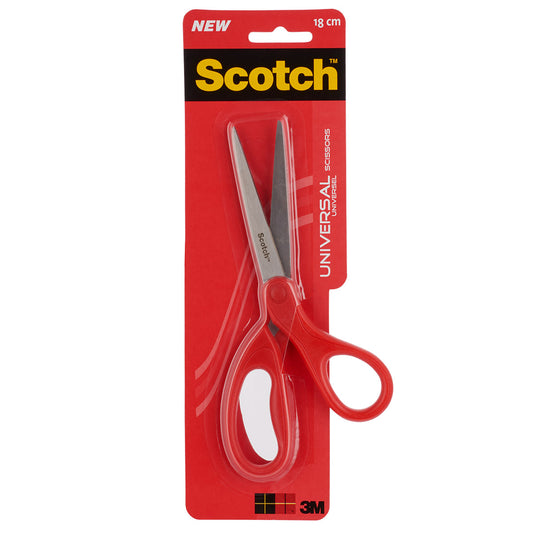 3M Scotch 18cm Universal Scissors – Red