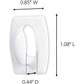 3M Command Mini Hooks - 6 hooks + 8 strips