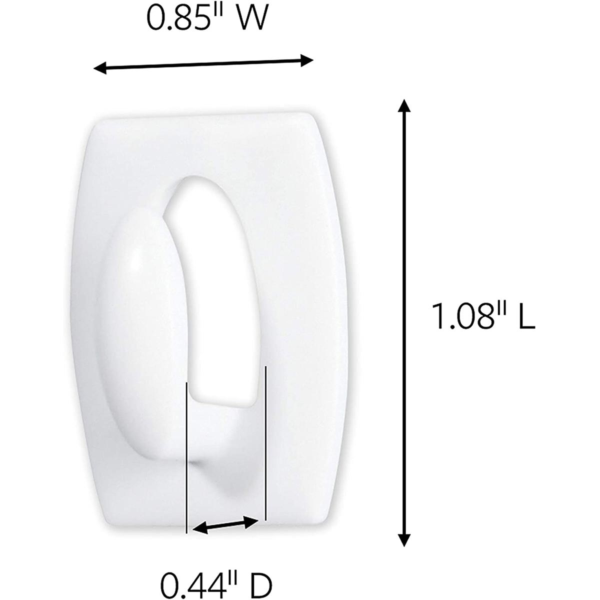 3M Command Mini Hooks - 6 hooks + 8 strips