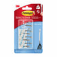 3M Command Small Clear Wire Hooks – 3 Hooks + 4 Strips