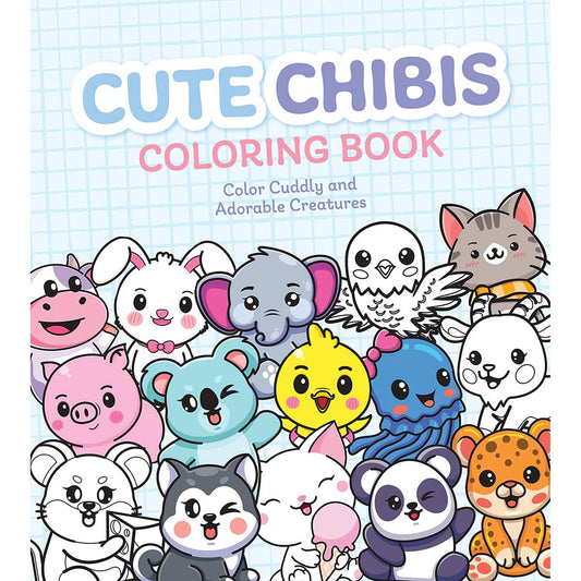Walter Foster Cute Chibis Coloring Book