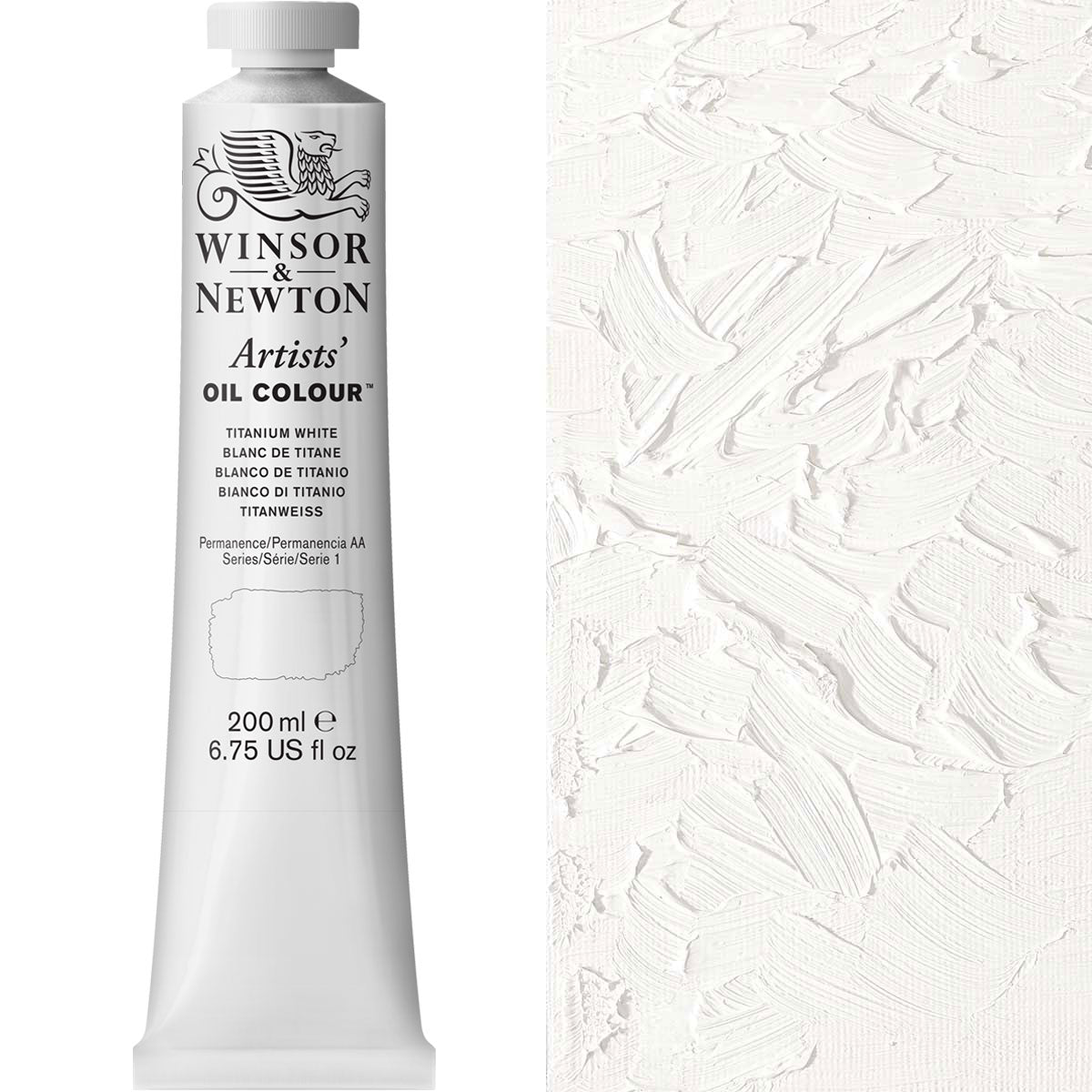 Winsor & Newton * Artists' Oil Colour 200ml Titanium White - Winsor & Newton at DRK Crafts