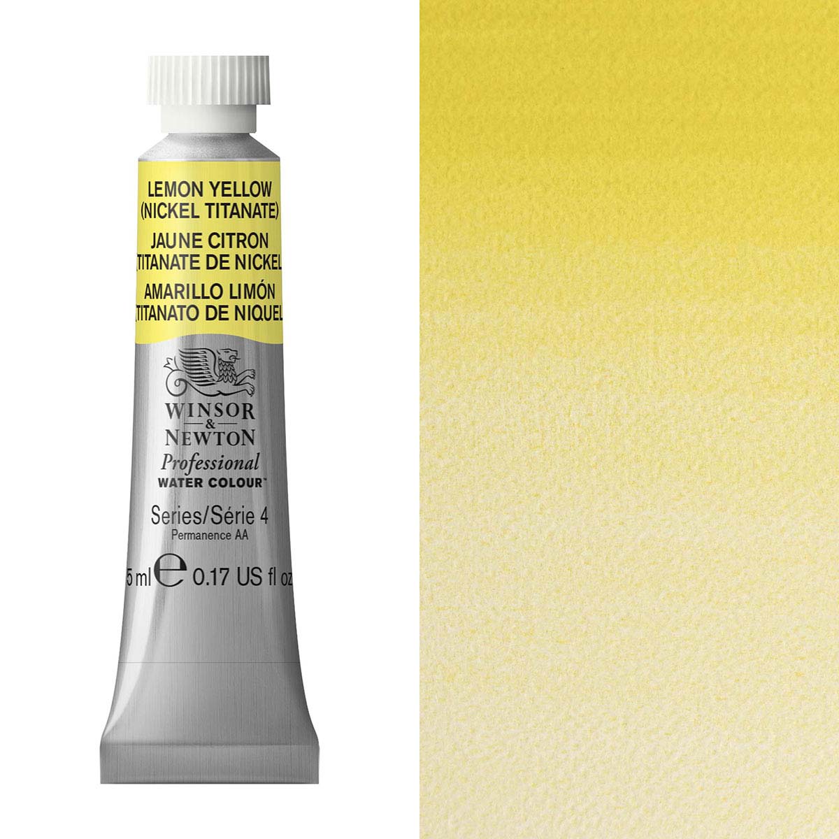 Winsor & Newton Professional Watercolour 5ml Lemon Yellow - Winsor & Newton at DRK Crafts
